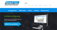 Desktop Screenshot of gravi-tec.de